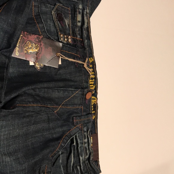 NWT ATTITUDE GOLD BROOKLYN PREMIUM EDITION 34 men’s jeans straight 34x32 - Picture 13 of 13